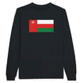 Miniatyrbild 1 av 3: T-shirt med långa ärmar - Omanflagga - Svart - 100% bomull - Långa ärmar - Regular fit