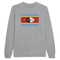 Miniatyrbild 1 av 3: Eswatini Flag Långärmad T-shirt i grått