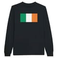 Miniatyrbild 1 av 3: Långärmad t-shirt - PIXELFORMA - Flag of Ireland - 100 % bomull - Långa ärmar - Optimal komfort