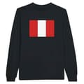 Miniatyrbild 1 av 3: Långärmad T-shirt - PIXELFORMA - Peruanska flaggan - 100% bomull - Långa ärmar - Optimal komfort