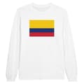 Miniatyrbild 1 av 3: T-shirt med långa ärmar - PIXELFORMA - Colombias flagga - 100% bomull - Långa ärmar - Regular passform