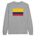 Miniatyrbild 1 av 3: Långärmad t-shirt - PIXELFORMA - Colombiansk flagga - 100% bomull - Långa ärmar - Optimalt komfort