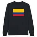Miniatyrbild 1 av 3: Långärmad t-shirt - PIXELFORMA - Colombiansk flagga - 100% bomull - Långa ärmar - Optimalt komfort