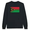 Miniatyrbild 1 av 3: T-shirt med långa ärmar - PIXELFORMA - Vanuatu-flagg - 100% bomull - Långa ärmar - Optimal komfort