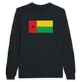 Miniatyrbild 1 av 3: T-shirt - Guinea-Bissau - Svart - 100% bomull - Långa ärmar - Klassisk passform