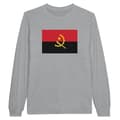 Miniatyrbild 1 av 3: Långärmad t-shirt - PIXELFORMA - Angolas flagga - 100 % bomull - Långa ärmar - Optimal komfort