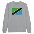Miniatyrbild 1 av 3: T-shirt med långa ärmar - PIXELFORMA - Tanzanias flagga - 100% bomull - Långa ärmar - Optimal komfort