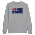 Miniatyrbild 1 av 3: T-shirt med långa ärmar - PIXELFORMA - Australiens flagga - 100% bomull - Långa ärmar - Optimal komfort