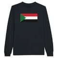 Miniatyrbild 1 av 3: T-shirt med långa ärmar - PIXELFORMA - Sudanflagga - 100% bomull - Långa ärmar - Regular passform