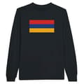 Miniatyrbild 1 av 3: Långärmad T-shirt - PIXELFORMA - Armeniens flagga - 100% bomull - Långa ärmar - Optimal komfort