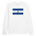 Miniatyrbild 1 av 3: Långärmad t-shirt - PIXELFORMA - Salvadorflagga - 100% bomull - Långa ärmar - Regular passform