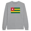 Miniatyrbild 1 av 3: Långärmad t-shirt - PIXELFORMA - Flag of Togo - 100 % bomull - Långa ärmar - Optimal komfort