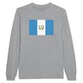 Miniatyrbild 1 av 3: T-shirt med långa ärmar - PIXELFORMA - Guatemalas flagga - 100% bomull - Långa ärmar - Optimal komfort