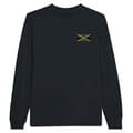 Miniatyrbild 1 av 3: T-shirt med långa ärmar - PIXELFORMA - Jamaica flagga - 100% bomull - Långa ärmar - Optimal komfort