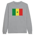Miniatyrbild 1 av 3: Långärmad T-shirt - PIXELFORMA - Senegal flagga - 100% bomull - Långa ärmar - Optimal komfort