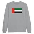 Miniatyrbild 1 av 3: Långärmad T-shirt - PIXELFORMA - Förenade Arabemiraten - Grå - Regular passform - Klassisk krage