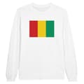 Miniatyrbild 1 av 3: Långärmad t-shirt - PIXELFORMA - Guineas flagga - 100 % bomull - Långa ärmar - Optimal komfort