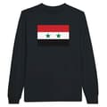 Miniatyrbild 1 av 3: Långärmad T-shirt - PIXELFORMA - Syriens flagga - 100% bomull - Långa ärmar - Optimal komfort
