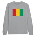 Miniatyrbild 1 av 3: Långärmad t-shirt - PIXELFORMA - Guineas flagga - 100 % bomull - Långa ärmar - Optimal komfort