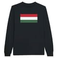 Miniatyrbild 1 av 3: T-shirt med långa ärmar - PIXELFORMA - Ungerns flagga - 100% bomull - Långa ärmar - Normal passform