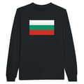 Miniatyrbild 1 av 3: PIXELFORMA långärmad T-shirt - Bulgarien flagga - Svart - Klassisk krage