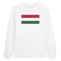 Miniatyrbild 1 av 3: T-shirt med långa ärmar - PIXELFORMA - Ungerns flagga - 100% bomull - Långa ärmar - Normal passform