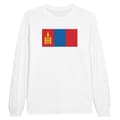 Miniatyrbild 1 av 3: T-shirt med lång ärm - PIXELFORMA - Mongoliets flagga - 100% bomull - Långa ärmar - Regular passform