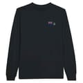 Miniatyrbild 1 av 3: T-shirt med långa ärmar - Flagga av de brittiska jungfruöarna - Svart - 100% bomull - Regular passform - Unisex