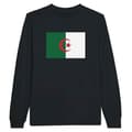 Miniatyrbild 1 av 3: Långärmad T-shirt - PIXELFORMA - Algeriets flagga - 100% bomull - Långa ärmar - Optimal komfort