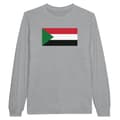 Miniatyrbild 1 av 3: T-shirt med lång ärm - PIXELFORMA - Sudans flagga - 100% bomull - Långa ärmar - Optimal komfort