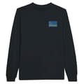 Miniatyrbild 1 av 3: T-shirt med lång ärm - PIXELFORMA - Aruba flagga - Svart - 100% bomull - Regular