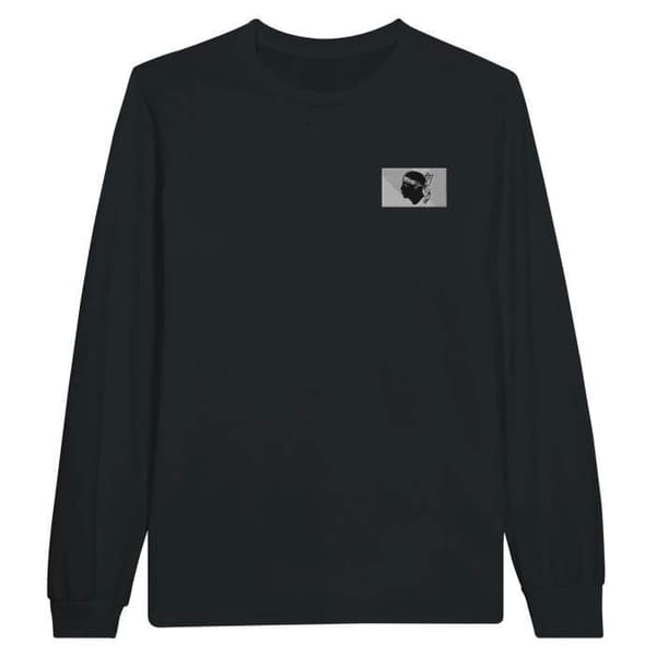 Långärmad t-shirt - PIXELFORMA - Flag of Corsica - 100 % bomull - Långa ärmar - Optimal komfort