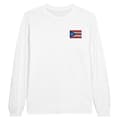 Miniatyrbild 1 av 3: Långärmad T-shirt - PIXELFORMA - Puerto Rico Flagga - 100% bomull - Optimal komfort - Långa ärmar