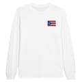 Miniatyrbild 1 av 3: T-shirt med långa ärmar - PIXELFORMA - Puerto Ricos flagga - 100% bomull - Optimal komfort - Unisex