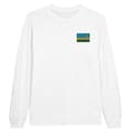 Miniatyrbild 1 av 3: Långärmad T-shirt - PIXELFORMA - Rwandas flagga - 100% bomull - Långa ärmar - Optimal komfort