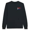 Miniatyrbild 1 av 3: T-shirt med långärmar - Saint-Martins flagga - Svart - 100% bomull - Långärmad - Klassisk krage