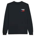 Miniatyrbild 1 av 3: Långärmad T-shirt - PIXELFORMA - Tjeckiens flagga - 100% bomull - Långa ärmar - Optimal komfort