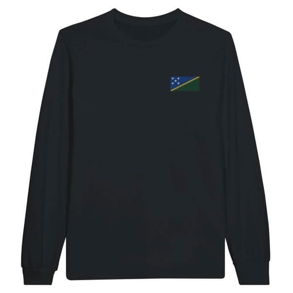 T-shirt med långa ärmar - PIXELFORMA - Salomonflagga - 100% bomull - Långa ärmar - Optimal komfort