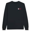 Miniatyrbild 1 av 3: T-shirt med långa ärmar - PIXELFORMA - Qatar-flaggans design - 100% bomull - Långa ärmar - Optimal komfort