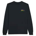 Miniatyrbild 1 av 3: Långärmad T-shirt - Nya Kaledoniens flaggor - Svart - 100% bomull - Regular fit - Unisex