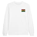 Miniatyrbild 1 av 3: Långärmad t-shirt - PIXELFORMA - Ghanas flagga - 100% bomull - Långa ärmar - Optimal komfort