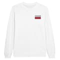 Miniatyrbild 1 av 3: Långärmad T-shirt - PIXELFORMA - Polens flagga - 100% bomull - Långa ärmar - Optimal komfort