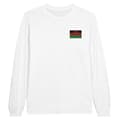 Miniatyrbild 1 av 3: Långärmad t-shirt - PIXELFORMA - Malawis flagga - 100 % bomull - Långa ärmar - Optimal komfort