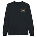 Miniatyrbild 1 av 3: Långärmad t-shirt - PIXELFORMA - Burundis flagga - 100 % bomull - Långa ärmar - Optimal komfort