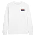 Miniatyrbild 1 av 3: T-shirt med lång ärm - PIXELFORMA - Kroatiens flagga - 100% bomull - Långärmad - Optimalt komfort