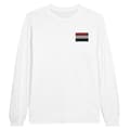 Miniatyrbild 1 av 3: Långärmad T-shirt - PIXELFORMA - Jemen flagga - 100% bomull - Vit - Man