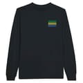Miniatyrbild 1 av 3: Långärmad t-shirt - PIXELFORMA - Gabons flagga - 100 % bomull - Långa ärmar - Optimal komfort