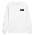 Miniatyrbild 1 av 3: T-shirt med långa ärmar - PIXELFORMA - Iraks flagga - 100% bomull - Långa ärmar - Optimal komfort