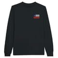 Miniatyrbild 1 av 3: T-shirt med långa ärmar - PIXELFORMA - Chilenska flaggan - Svart - Regular fit - Klassisk krage
