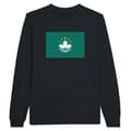 Miniatyrbild 1 av 3: T-shirt med långa ärmar - PIXELFORMA - Macaos flagga - 100% bomull - Långa ärmar - Optimal komfort